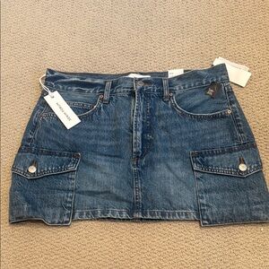 Denim Forum Classic Blue Mini Skirt